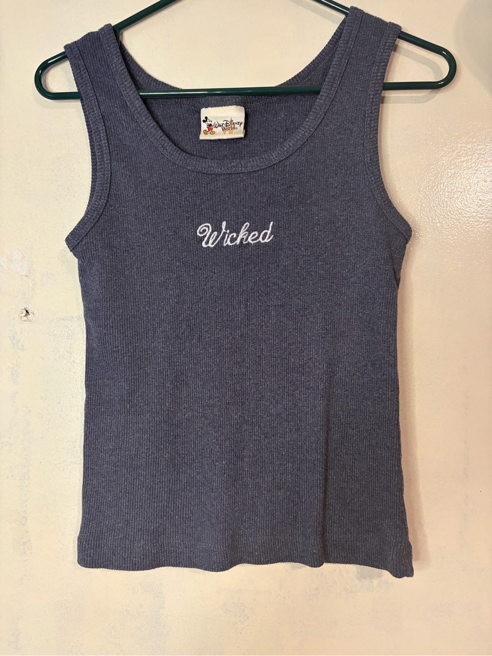 Wicked Disney Parks cotton ribbed tank size XS/X made in USA